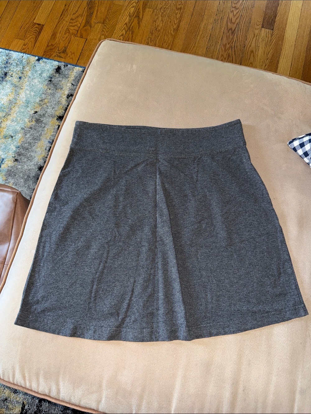 Merona Charcoal Gray A-Line Skirt